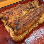 炭焼うなぎ 加茂 - 何気に焼いているがほんとに絶妙