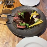 オステリア　チリエージョ - 北海道産蝦夷鹿フィレ肉のロースト　赤ワインソース