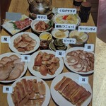 豚の味珍 - わかりやすいメニュー表☝️