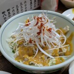 豚の味珍 - 夏限定のハチノスの和がらし和えだったかな？これはビールのお供☝️