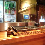 九志焼亭 - くわに見立てた柄付きの皿