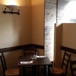 アンティーカ・トラットリーア・ノスタルジーカ - （2014年10月ランチ再訪）こじんまりとして、素敵に落ち着く空間だ！