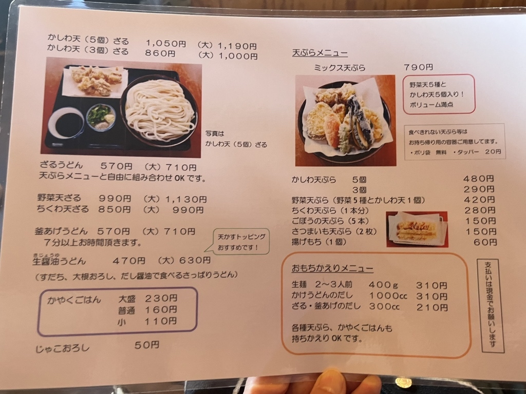 さぬきうどん の たぬき