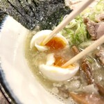 麵や きさ乃 - 九月限定 和節背脂塩中華そば 特製トッピング