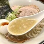 麵や きさ乃 - 九月限定 和節背脂塩中華そば 特製トッピング