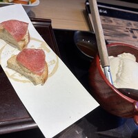 飛騨牛一頭家 馬喰一代 名古屋WEST - ブルスケッタ、汲み上げ豆腐