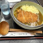 手打ちうどん　芭蕉 - カツカレーうどん チーズトッピング