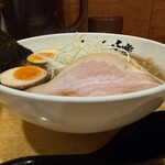 利尻らーめん味楽 - 焼き醤油らーめん＋味付け玉子