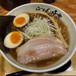 利尻らーめん味楽 - 焼き醤油らーめん＋味付け玉子