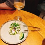 TATA - 真蛸とセロリのセヴィーチェ青唐辛子ヴィネグレット