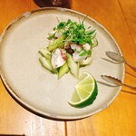 TATA - 真蛸とセロリのセヴィーチェ青唐辛子ヴィネグレット