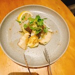 TATA - アオリイカと水茄子のセヴィーチェ、かなり美味！