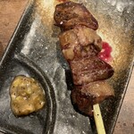 Sumibi Yakitori Sumisumi Midori Ten - Shiro Liver Skewers with Salt, JPY 300