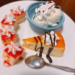 産地直送伊勢海老＆旬魚鮮肉 居酒屋 北の幸 - デザートプレート可愛くて美味しい