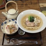 鯛そば・茶漬 磯ＬＡＢＯ - 塩 ミニ鯛茶漬けセット