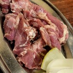 炭火焼肉 塩ホルモン もん太 - ・豚カシラ500円