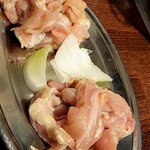 炭火焼肉 塩ホルモン もん太 - ・鶏ハラミ(横隔膜)450円