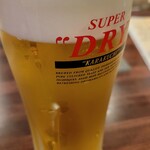 炭火焼肉 塩ホルモン もん太 - ・アサヒスーパードライ550円