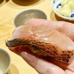 鮨結う紬 - クロムツ　蒸し寿司