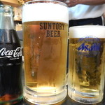 コーラ・生ビール大・生ビール中