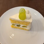 シャインマスカットのショートケーキ
