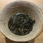 佐野鮨 - 牡蠣と海苔の茶碗蒸し