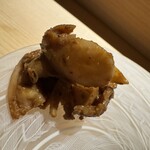 佐野鮨 - 北寄貝 味噌と黒七味和え　◎