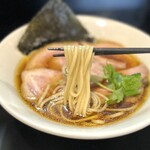 319002778 - 地鶏の生揚げ醤油そば 豚まし