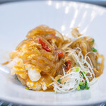 館山美食倶楽部 - 2025.9 活け房州海老（伊勢海老）1kgサイズと春雨の台州煮込み