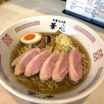 華壱 - 冷やし鴨そば　白だし