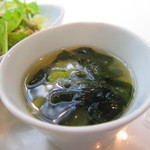 カフェ アルジ - 味噌スープ
