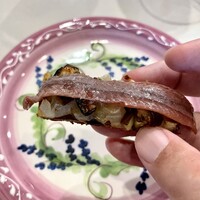 anchoa - アンチョビ  ナスと玉ねぎ タルト