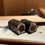 鮨 つぼみ - 追加：干瓢巻き（半分）
      珍しく追加♪