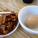 中華そば　たまや - 味玉とめんま
