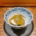 肉割烹 上 - あわびの肝ソース