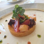 フレンチレストラン ミクニ サッポロ - 蛸とトマトのタブレ