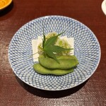 鳥匠 いし井 - 新銀杏みじんこ揚げ、枝豆