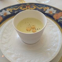フレンチレストラン ミクニ サッポロ - 枝豆のヴルーテ