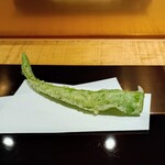 天冨良 麻布よこ田 - 満願寺唐辛子