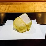 天冨良 麻布よこ田 - ホタテ…中は半生で旨みがすごい！