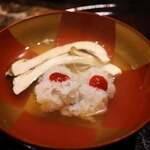 志津鮨 - 鱧と松茸の椀物