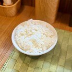 らぁ麺や 汐そば雫 - ごはん