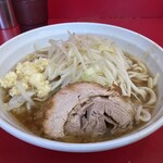 ラーメン二郎  - ミニラーメン(豚1枚)(ニンニク)