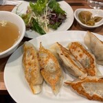 元祖ハルピン - 餃子セット(ニラ)￥１０００
