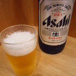 Kushikatsu Denga Na - アサヒスーパードライ（大瓶）