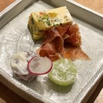 とんかつ乃ぐち - 前菜盛り合わせ