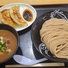 松戸富田麺桜 - 甘エビ膿瘍つけ麺(並)+ジャンボ餃子2個