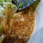 中華そば 武川 - 背脂中華そば 850円 大盛 100円 玉ねぎ 150円 