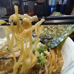 中華そば 武川 - 背脂中華そば 850円 大盛 100円 玉ねぎ 150円 