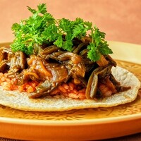 サボテンのタコス(Mexican Nopales Taco)